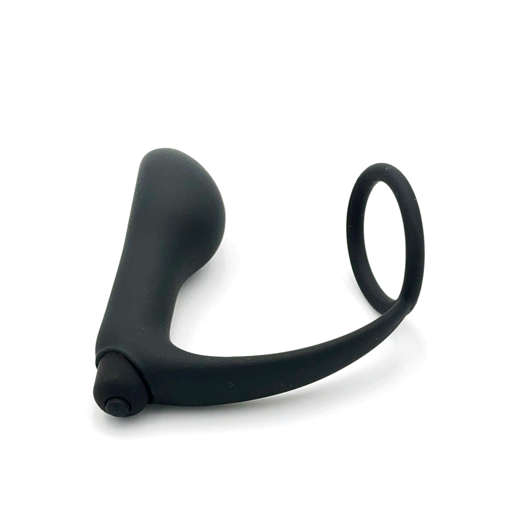 Photo of Prostate Massager with Cock Ring and Vibration.