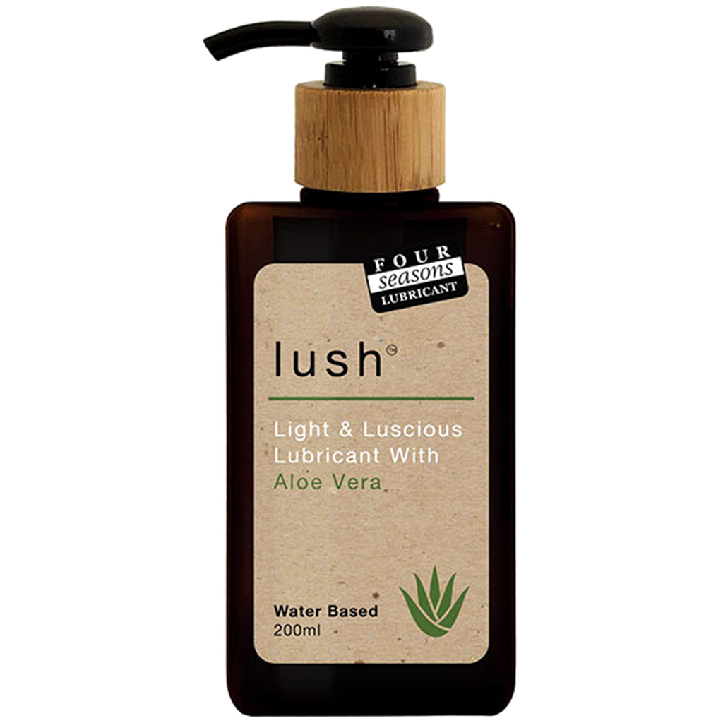 Four Seasons Lush Water-Based Lubricant with Aloe Vera 200ml bottle